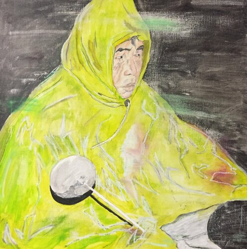 On the road by David Mirac, Painting for Sale on Singulart