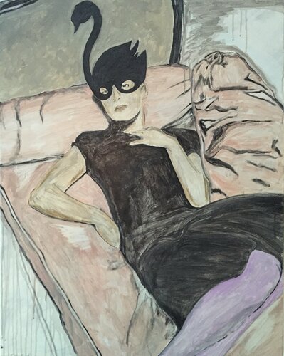 Black Swan by David Mirac, Painting for Sale on Singulart