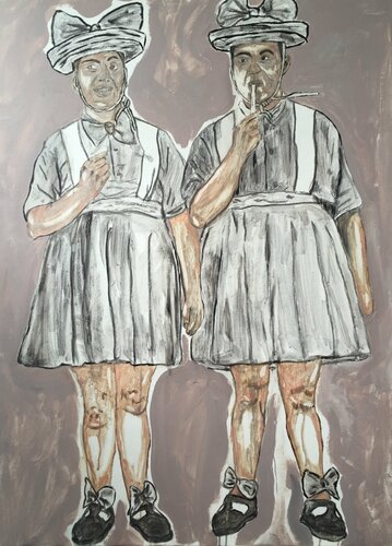 Jumeau by David Mirac, Painting for Sale on Singulart