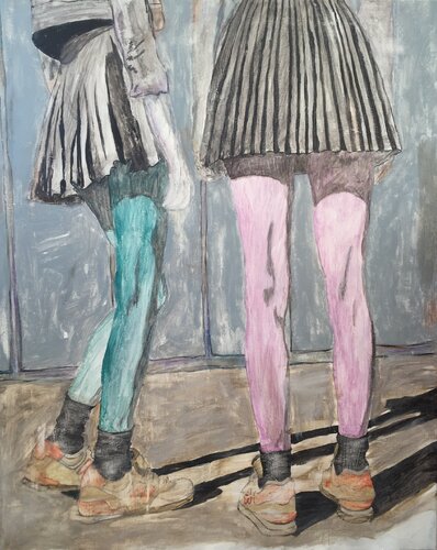 Copines by David Mirac, Painting for Sale on Singulart