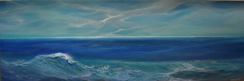 Blue Crush de Tamara Bettencourt, Pintura a la venta en Singulart