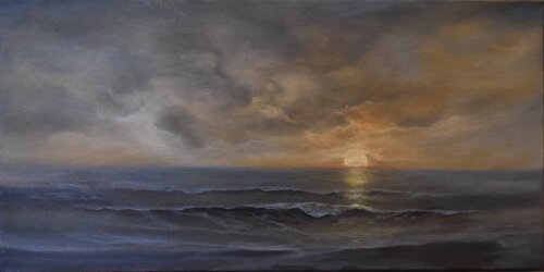 Love you to the moon by Tamara Bettencourt, Painting for Sale on Singulart