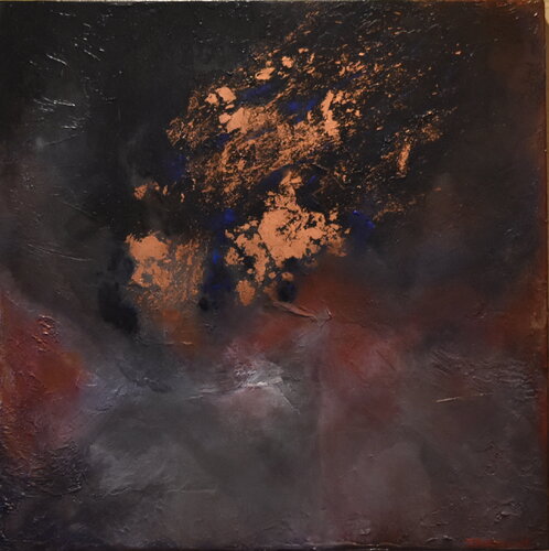 Splash of Copper by Tamara Bettencourt, 회화 for Sale on Singulart