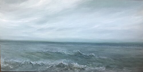Finding Peace at sea par Tamara Bettencourt, Peinture en vente sur Singulart