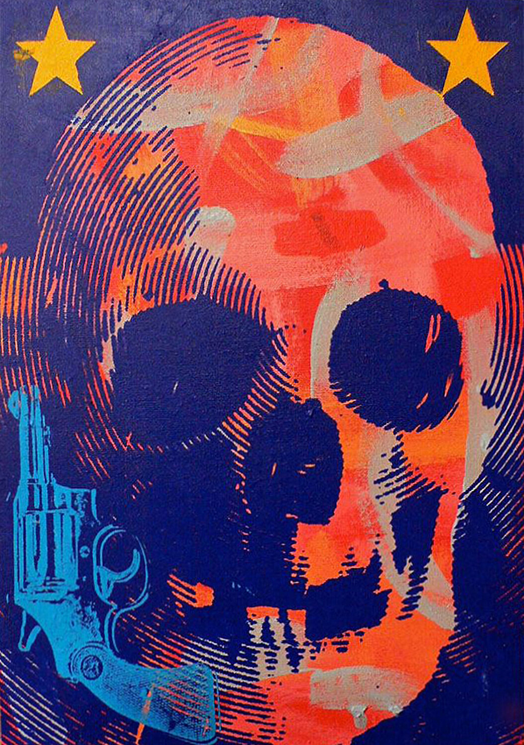 SKULL KANDY 2 by Bret Polok (2013) Painting Acrylic, Screen Printing