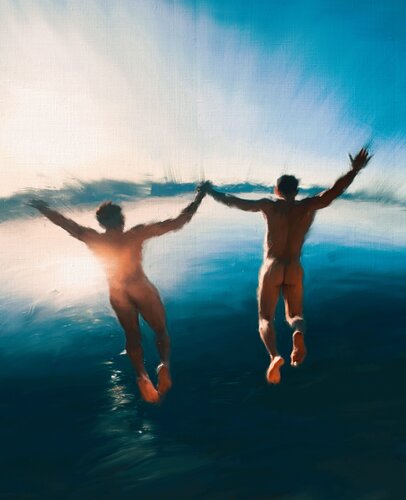 All at once by Giovanni Sanesi, Painting for Sale on Singulart