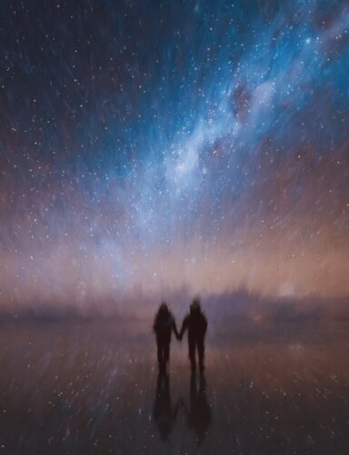 Cosmology di Giovanni Sanesi, Pittura in vendita su Singulart