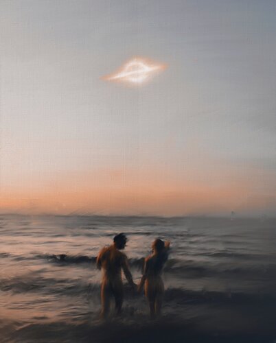 Entangled dawn by Giovanni Sanesi, Painting for Sale on Singulart