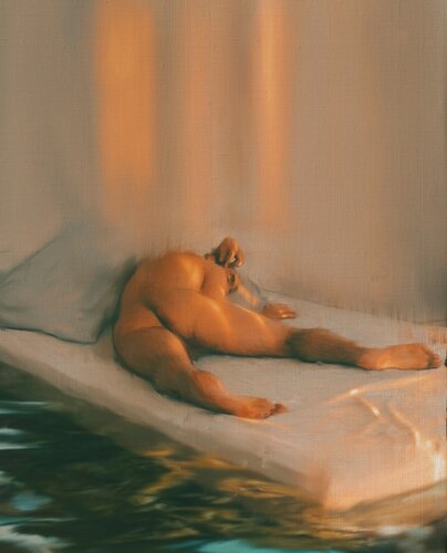 I wish I was in two place at the same tame de Giovanni Sanesi, Pintura a la venta en Singulart