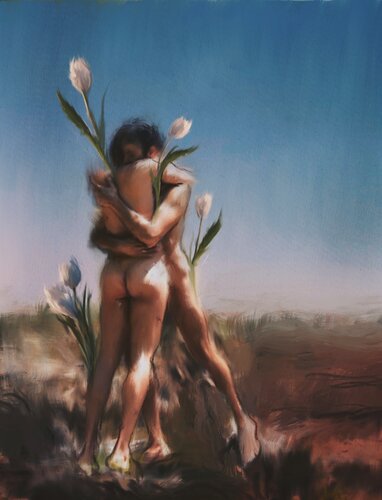Blooming love van Giovanni Sanesi, Schilderij te koop op Singulart