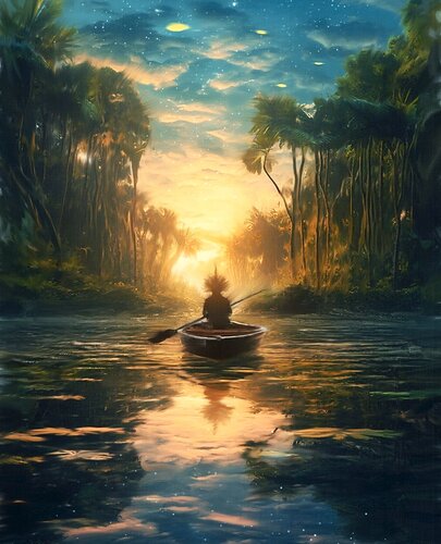 Guerriero das  Estrelas by Giovanni Sanesi, 회화 for Sale on Singulart