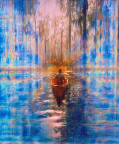 Traveling inside you von Giovanni Sanesi, Malerei kaufen auf Singulart