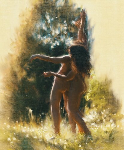 Springs spirits di Giovanni Sanesi, Pittura in vendita su Singulart
