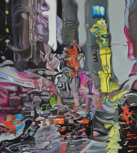 Thunder Road di Michael Steinbrick, Pittura in vendita su Singulart