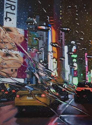 Gemini Rising van Michael Steinbrick, Schilderij te koop op Singulart