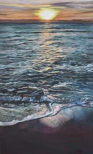 Miami Sunrise van Michael Steinbrick, Schilderij te koop op Singulart