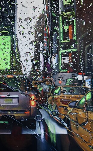 A Splash of Lime by Michael Steinbrick, Painting for Sale on Singulart