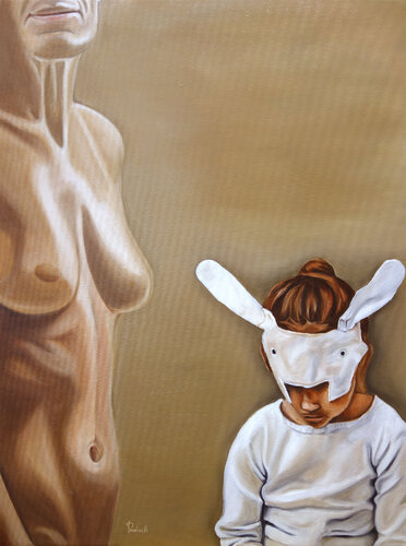 Hasenjagd van Thomas Pramhas, Schilderij te koop op Singulart