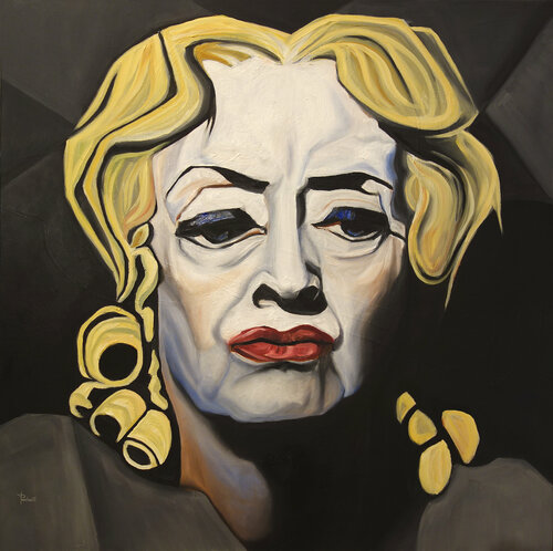 Bette Davis van Thomas Pramhas, Schilderij te koop op Singulart