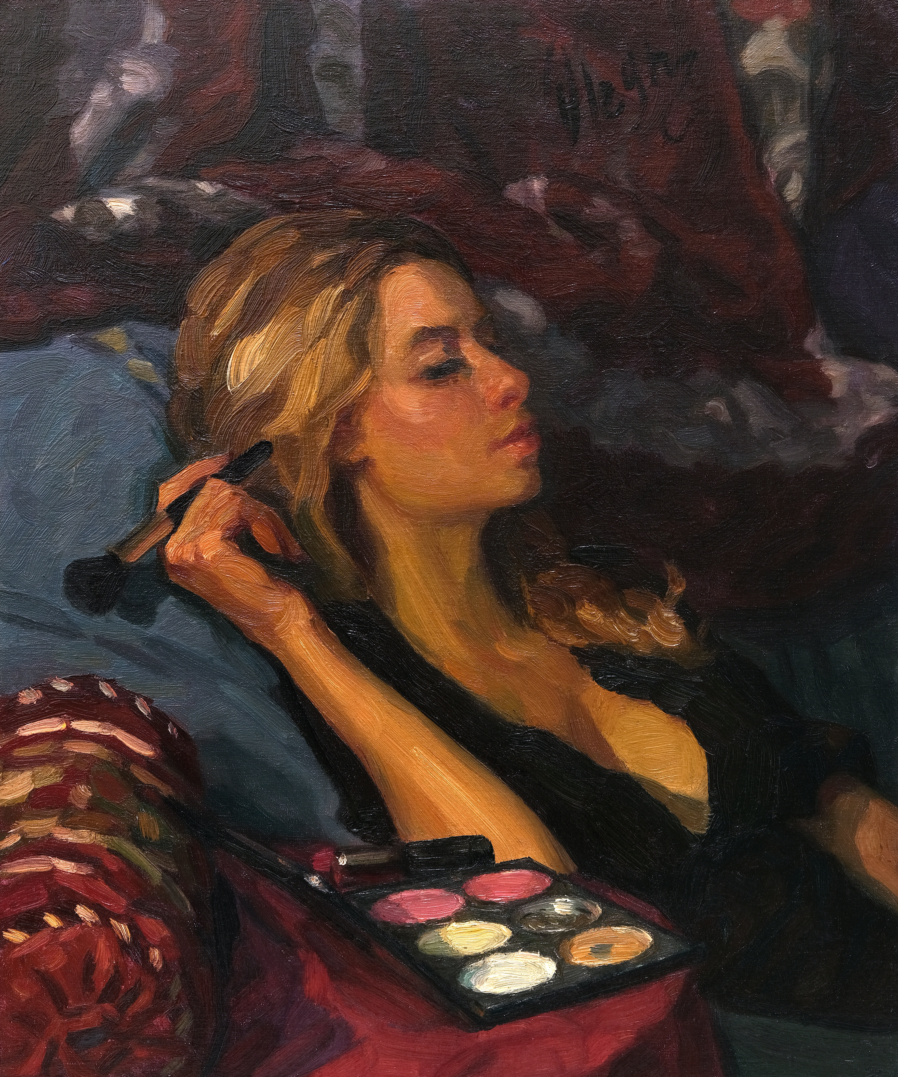 Thema makeup Gemälde