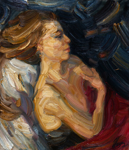 Miss di Dmitry Oleyn, Pittura in vendita su Singulart