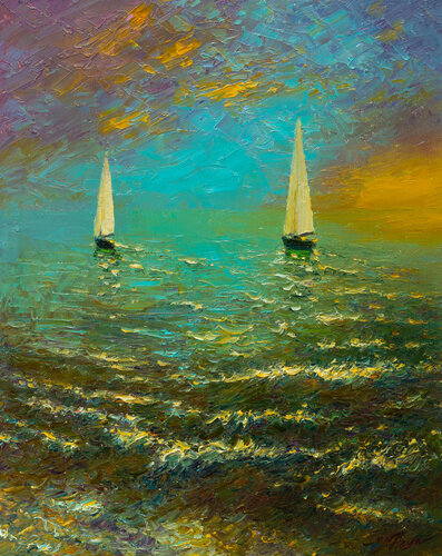 Sea di Dmitry Oleyn, Pittura in vendita su Singulart