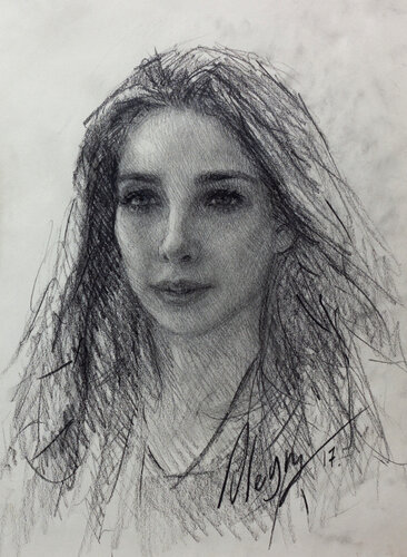 Girl von Dmitry Oleyn, Zeichnungen kaufen auf Singulart
