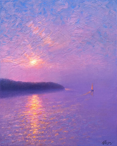 Sea par Dmitry Oleyn, Peinture en vente sur Singulart