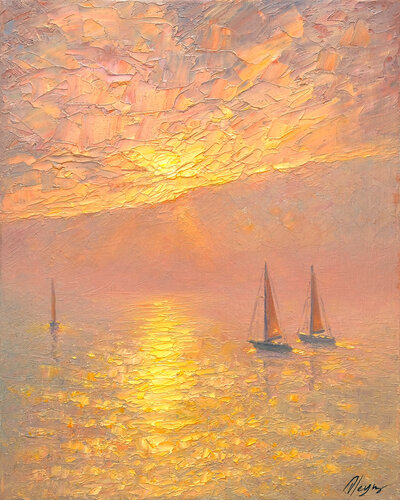 Sea by Dmitry Oleyn, 油畫 for Sale on Singulart