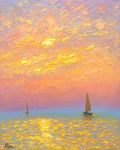 Sea by Dmitry Oleyn, 油畫 for Sale on Singulart