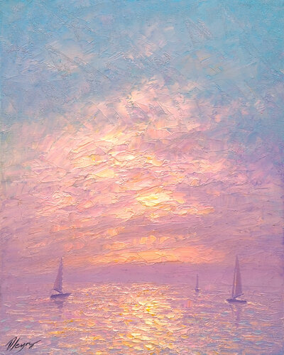 Sea par Dmitry Oleyn, Peinture en vente sur Singulart