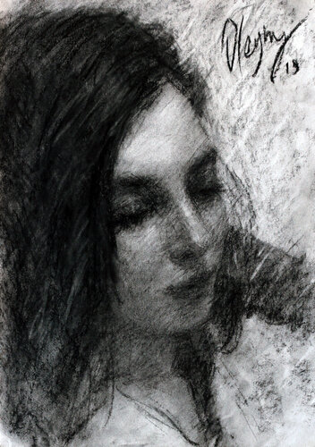 Marishka di Dmitry Oleyn, Disegno in vendita su Singulart
