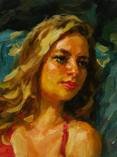 Julia by Dmitry Oleyn, 회화 for Sale on Singulart