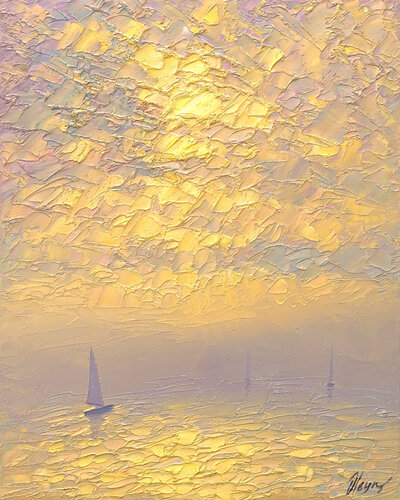 Seascape par Dmitry Oleyn, Peinture en vente sur Singulart