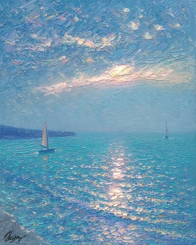 Seascape par Dmitry Oleyn, Peinture en vente sur Singulart