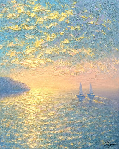 Seascape by Dmitry Oleyn, 油畫 for Sale on Singulart