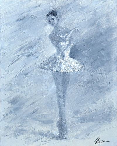 Ballerina by Dmitry Oleyn, Painting for Sale on Singulart