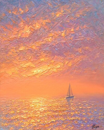 Seascape par Dmitry Oleyn, Peinture en vente sur Singulart