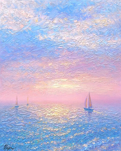 Seascape par Dmitry Oleyn, Peinture en vente sur Singulart