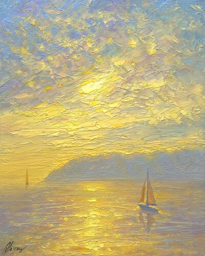 Sea par Dmitry Oleyn, Peinture en vente sur Singulart