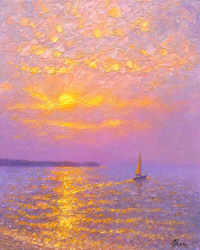 Sea par Dmitry Oleyn, Peinture en vente sur Singulart