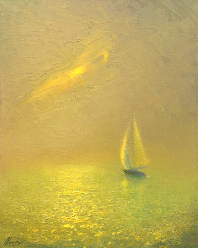 Sea dreams di Dmitry Oleyn, Pittura in vendita su Singulart