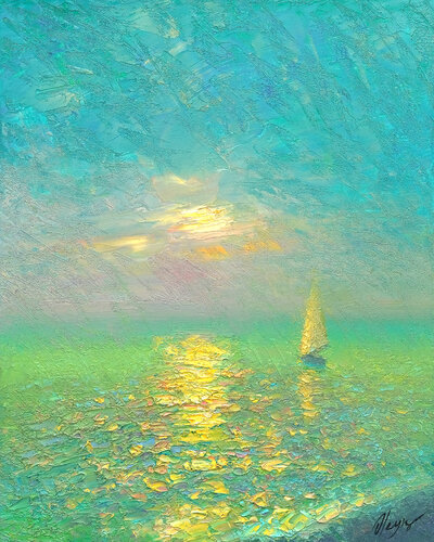 Sea di Dmitry Oleyn, Pittura in vendita su Singulart
