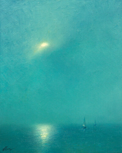 Moonlight by Dmitry Oleyn, Painting for Sale on Singulart