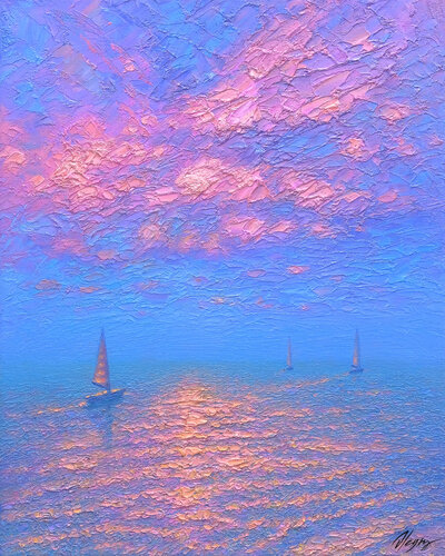 Sea by Dmitry Oleyn, 油畫 for Sale on Singulart