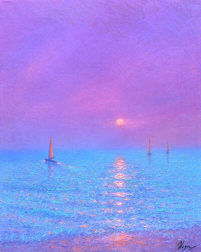 Sea par Dmitry Oleyn, Peinture en vente sur Singulart
