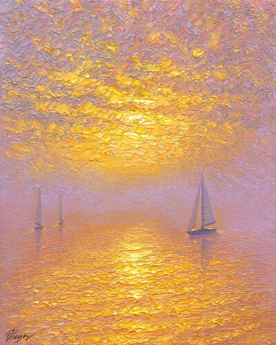 Sea di Dmitry Oleyn, Pittura in vendita su Singulart