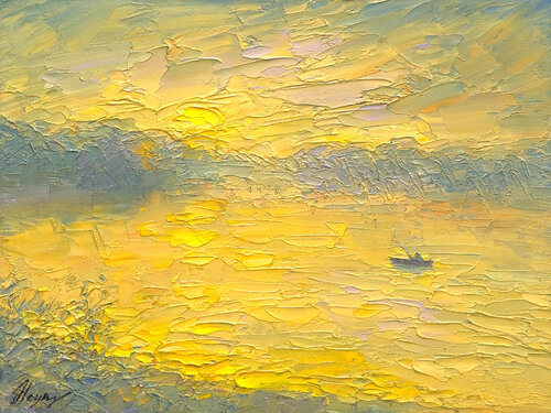 Sunset by Dmitry Oleyn, Painting for Sale on Singulart