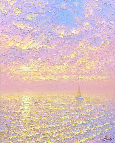 Sea di Dmitry Oleyn, Pittura in vendita su Singulart