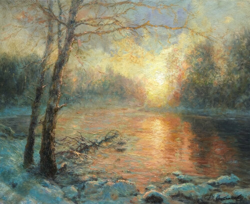 Sunrise di Dmitry Oleyn, Pittura in vendita su Singulart